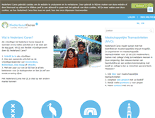 Tablet Screenshot of nederlandcares.nl